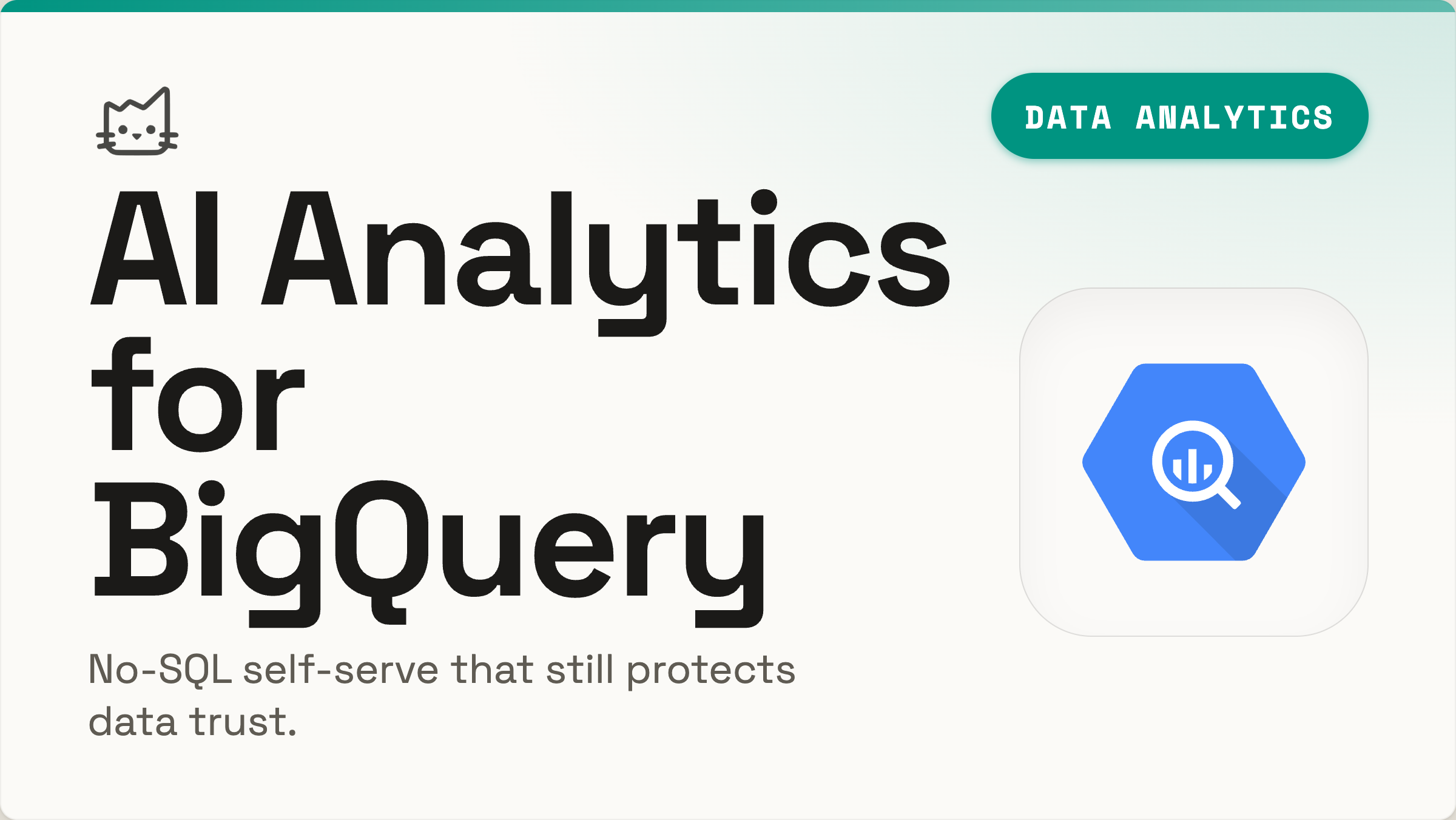 AI analytics for BigQuery: no-SQL access that still protects data trust