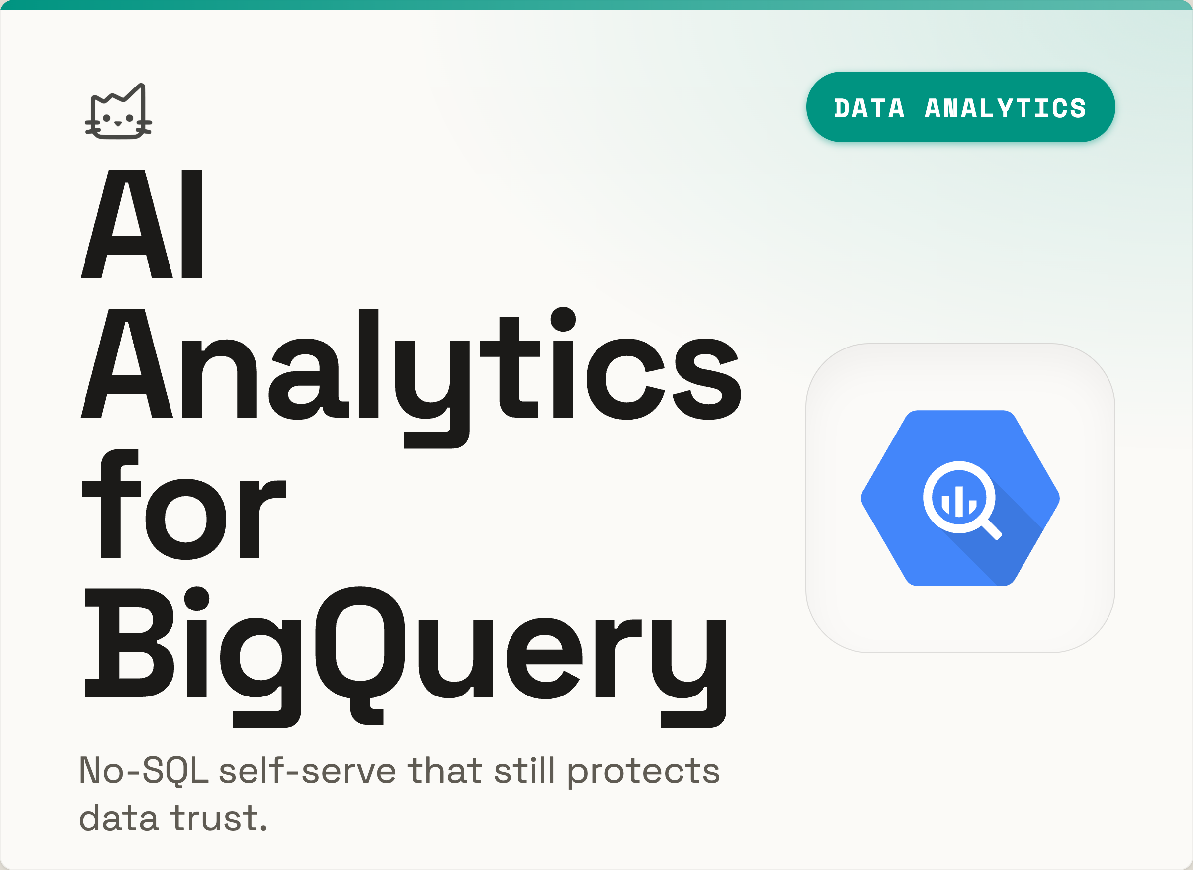 AI analytics for BigQuery: no-SQL access that still protects data trust