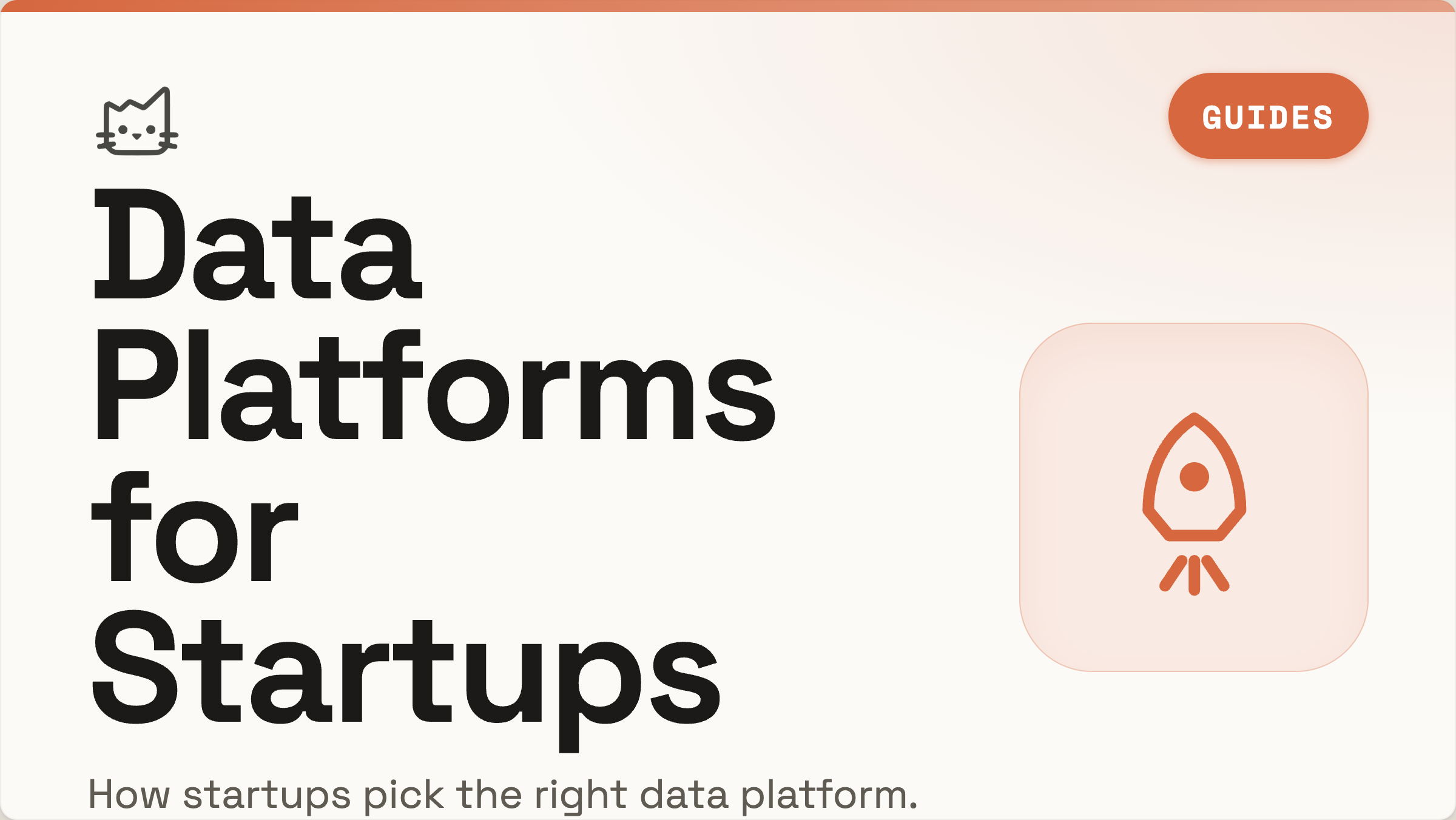 How Startups Can Choose the Right Data Platform | Mitzu