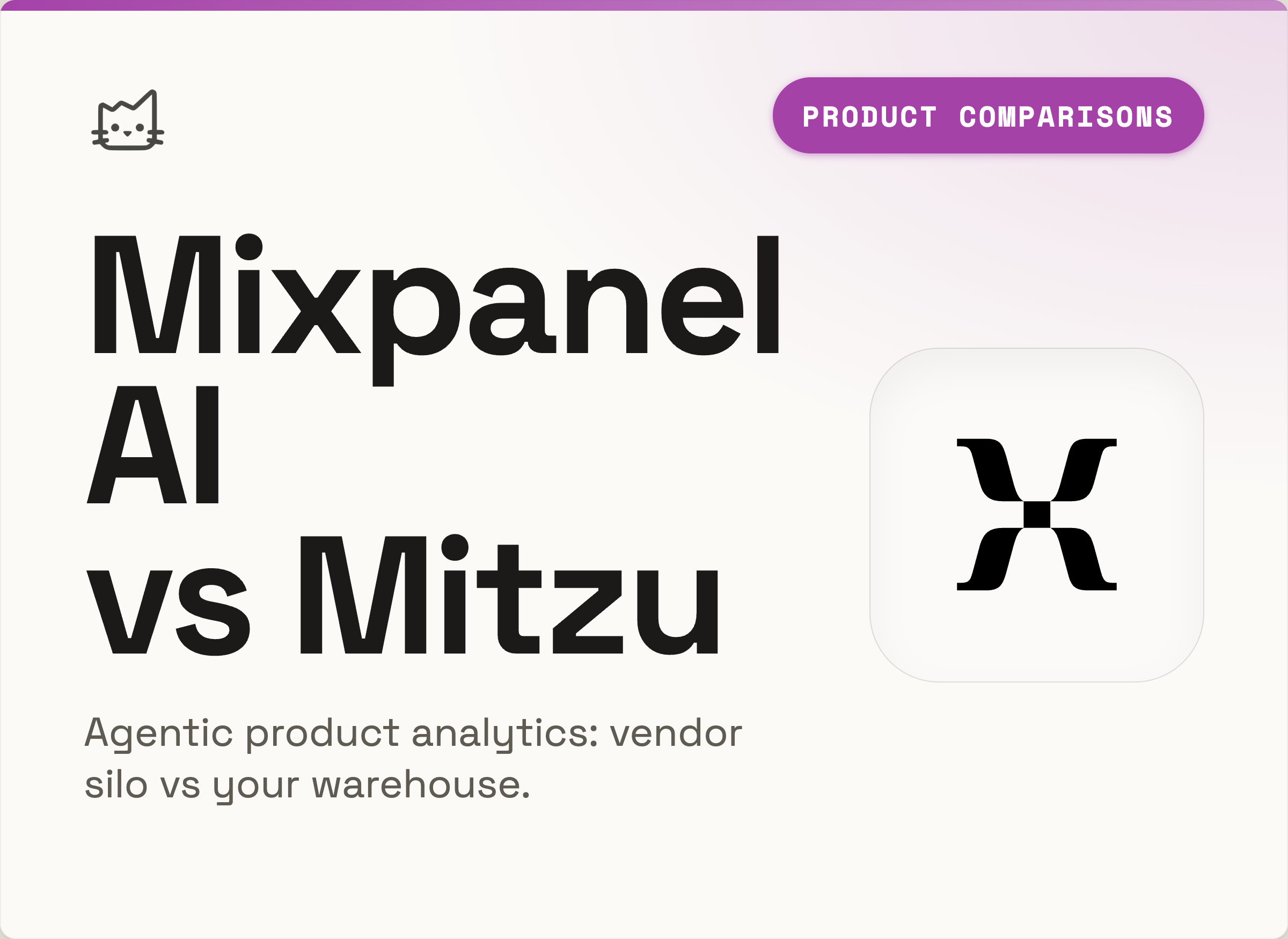 Mixpanel Agentic Analytics vs Mitzu: Agentic Product Analytics in the Vendor Silo vs on the Warehouse