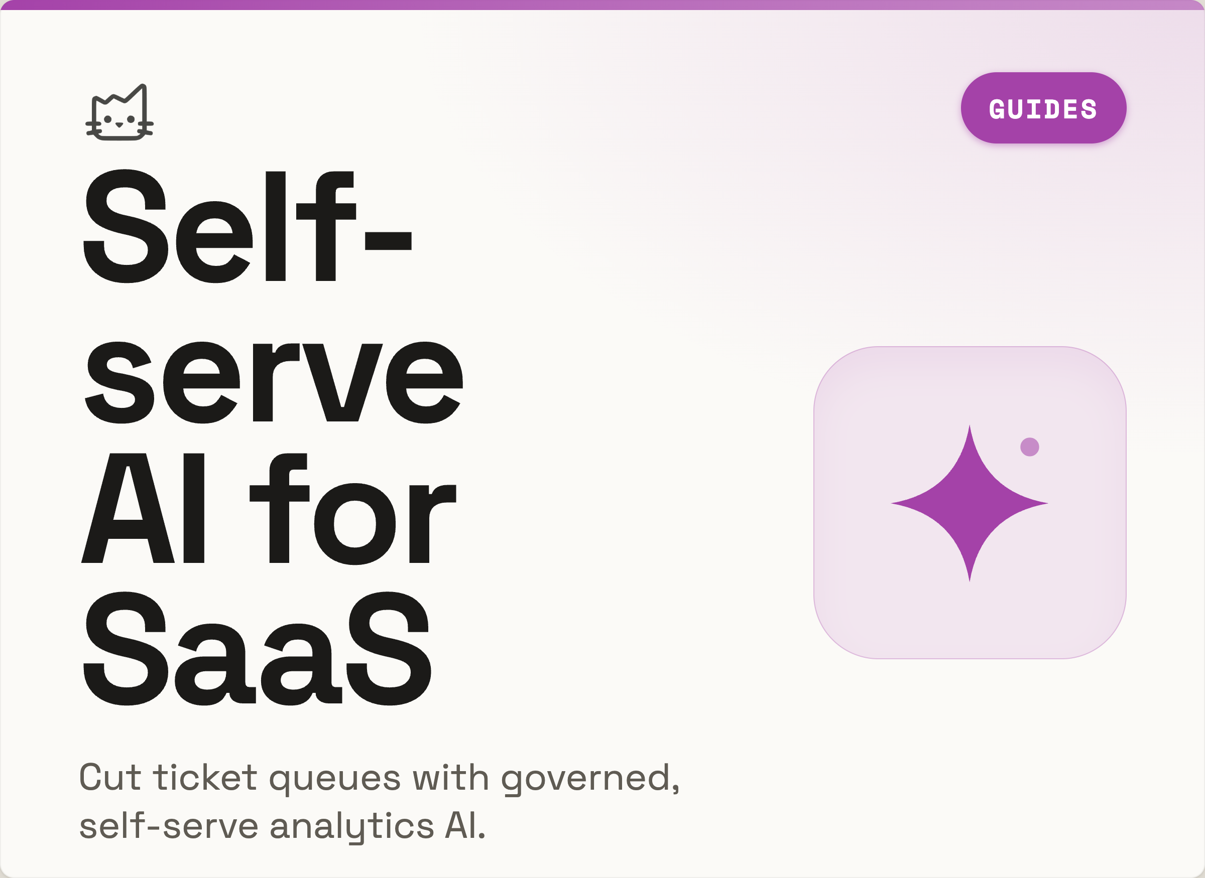 Self serve analytics AI for SaaS: rollout blueprint to cut queues and keep trust
