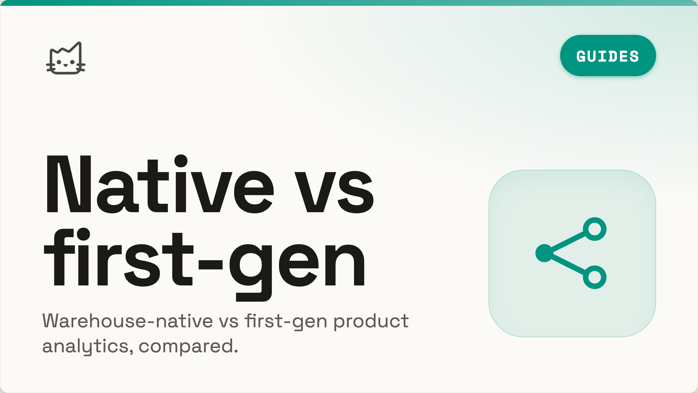 Warehouse Native vs. First-Generation Product Analytics | Mitzu