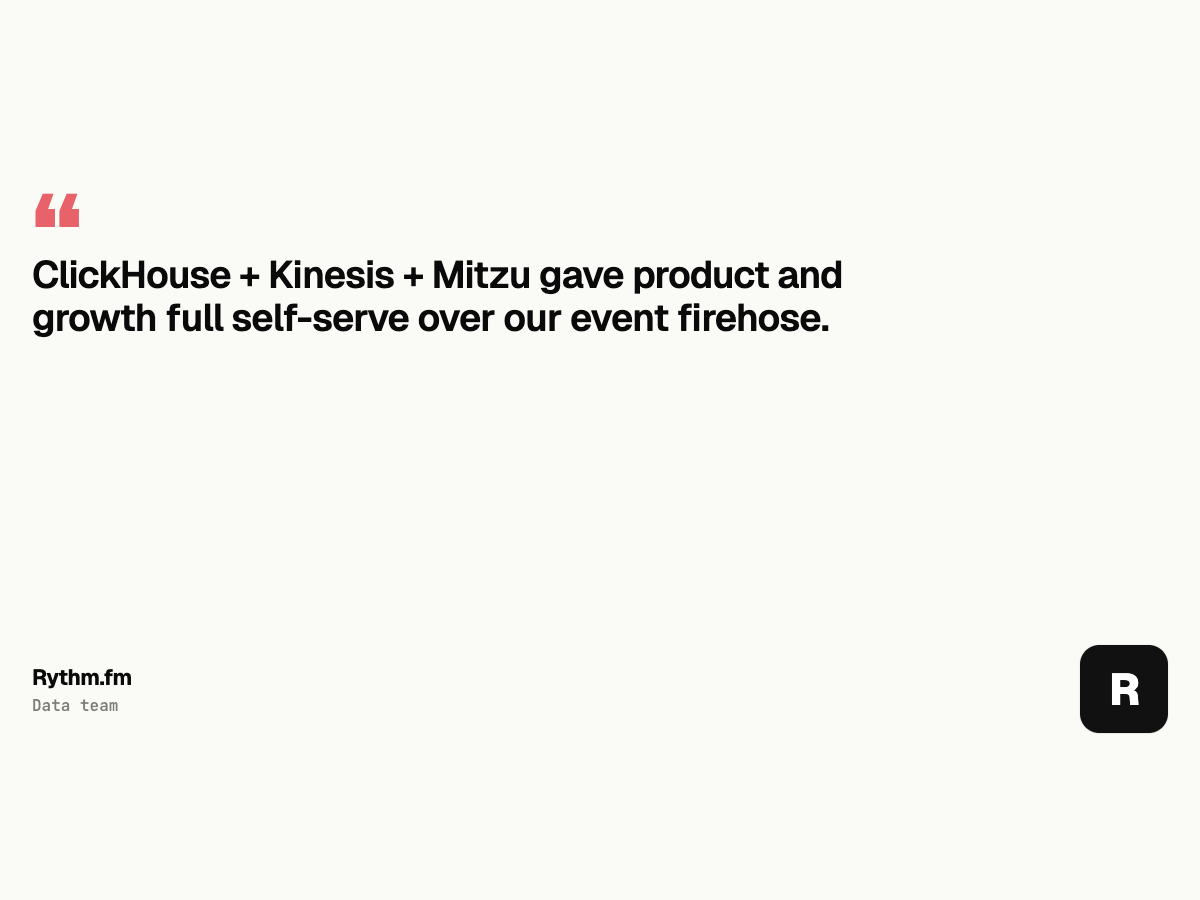 How Rythm.fm uses Mitzu for Product Analytics