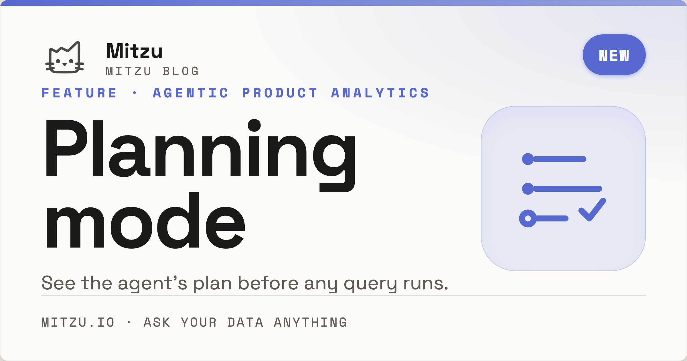Planning Mode in Mitzu: Review the AI Analyst's Plan Before It Runs the Analysis