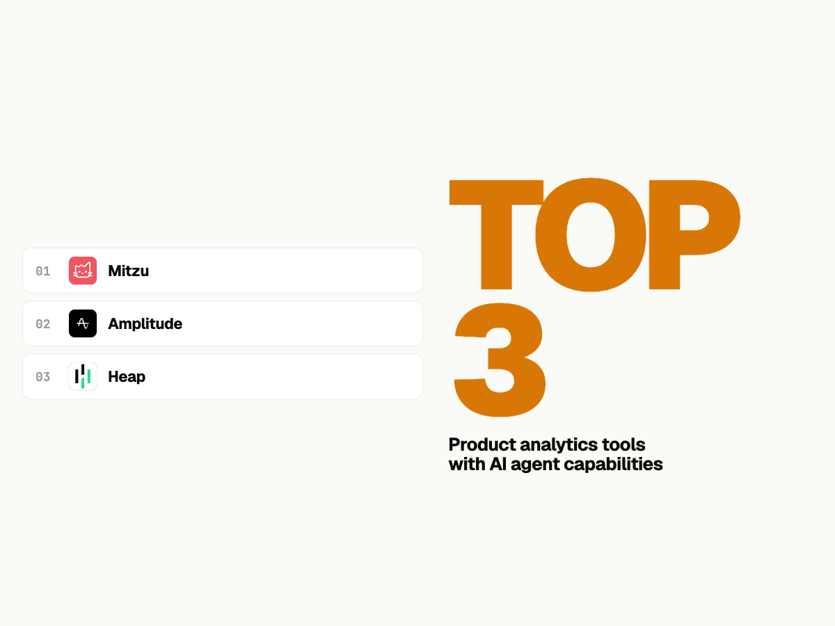 Product analytics tool with AI agent: capabilities buyers should demand